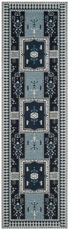 Safavieh Classic Vintage Clv512A Navy / Light Blue Rugs - Safavieh - clv512a - 28