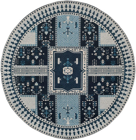 Safavieh Classic Vintage Clv512A Navy / Light Blue Rugs - Safavieh - clv512a - 3