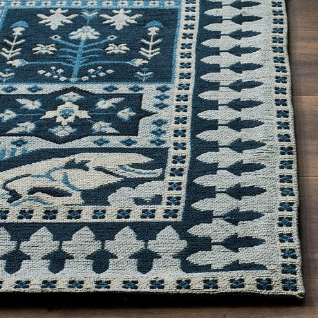 Safavieh Classic Vintage Clv512A Navy / Light Blue Rugs - Safavieh - clv512a - 3