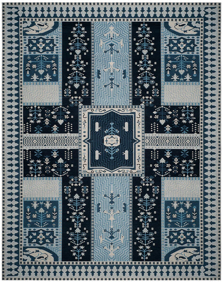 Safavieh Classic Vintage Clv512A Navy / Light Blue Rugs - Safavieh - clv512a - 3