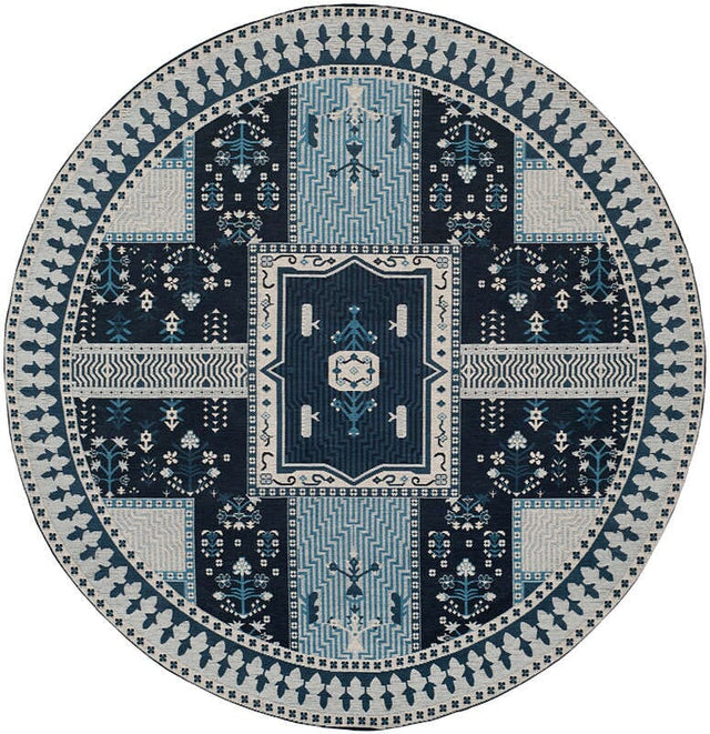 Safavieh Classic Vintage Clv512A Navy / Light Blue Rugs - Safavieh - clv512a - 6r