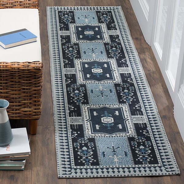 Safavieh Classic Vintage Clv512A Navy / Light Blue Rugs - Safavieh - clv512a - 6sq