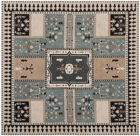 Safavieh Classic Vintage 6'-0" x 6'-0" Rug in Slate / Beige