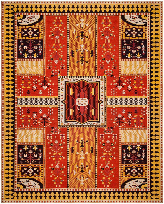 Safavieh Classic Vintage Clv512D Orange / Gold Rugs - Safavieh - clv512d - 3