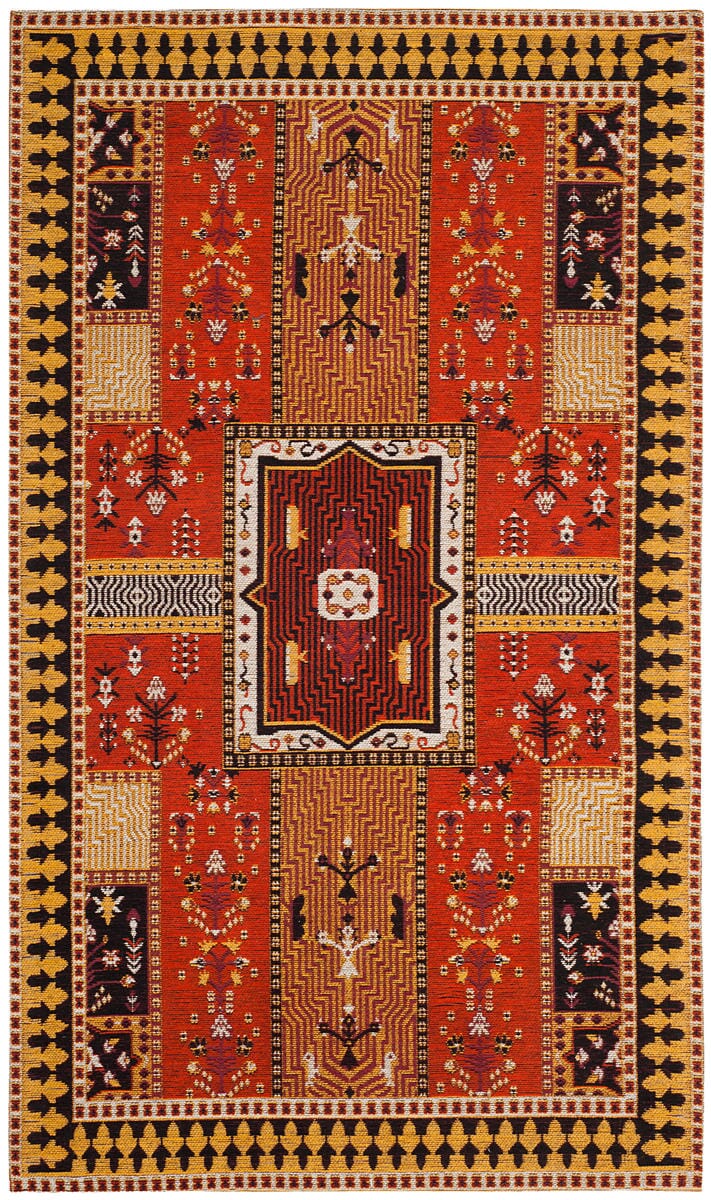 Safavieh Classic Vintage Clv512D Orange / Gold Rugs - Safavieh - clv512d - 3
