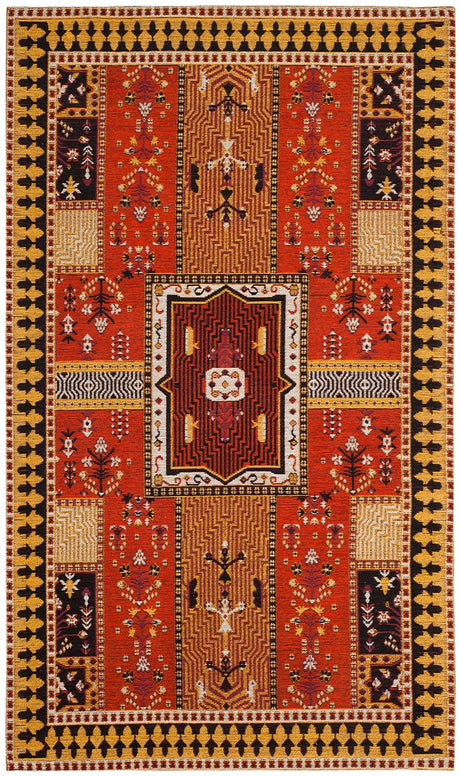 Safavieh Classic Vintage Clv512D Orange / Gold Rugs - Safavieh - clv512d - 3