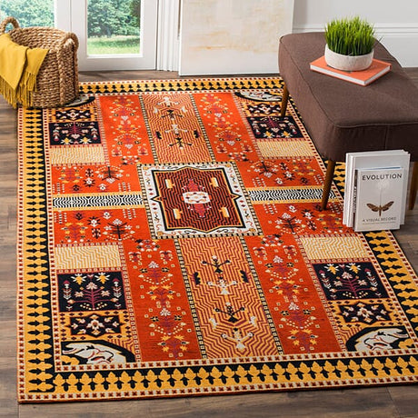 Safavieh Classic Vintage Clv512D Orange / Gold Rugs - Safavieh - clv512d - 3