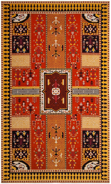 Safavieh Classic Vintage Clv512D Orange / Gold Rugs - Safavieh - clv512d - 3