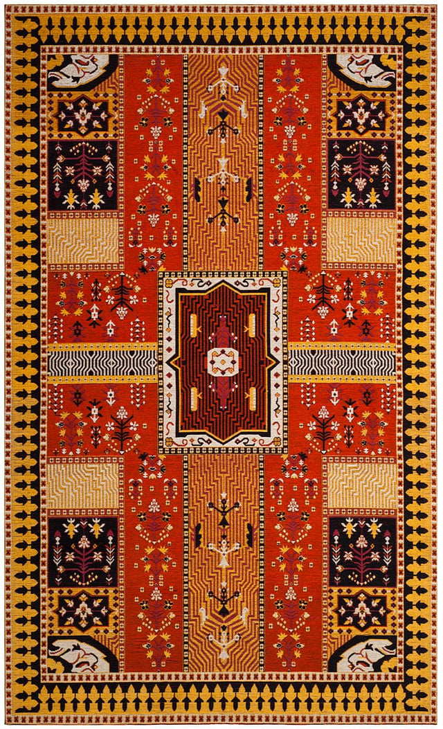 Safavieh Classic Vintage Clv512D Orange / Gold Rugs - Safavieh - clv512d - 3