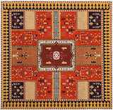 Safavieh Classic Vintage Clv512D Orange / Gold Rugs - Safavieh - clv512d - 6sq