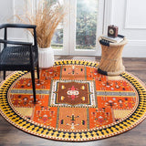 Safavieh Classic Vintage Clv512D Orange / Gold Rugs - Safavieh - clv512d - 6sq