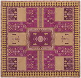 Safavieh Classic Vintage 6'-0" x 6'-0" Rug in Fuchsia / Gold