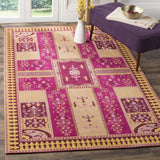 Safavieh Classic Vintage 4'-0" x 6'-0" Rug in Fuchsia / Gold