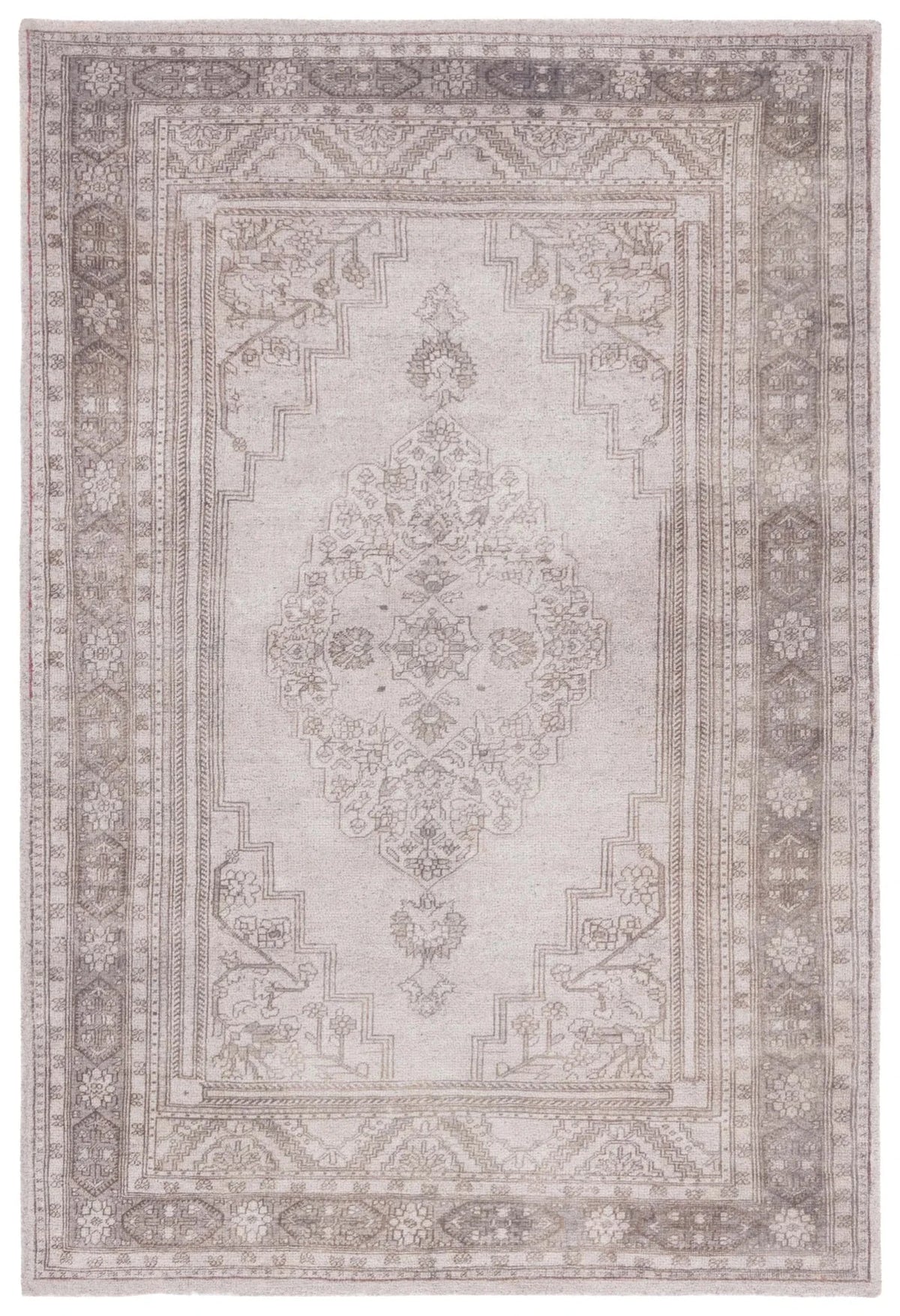 Safavieh Classic Vintage 4'-0" x 6'-0" Rug in Grey / Beige