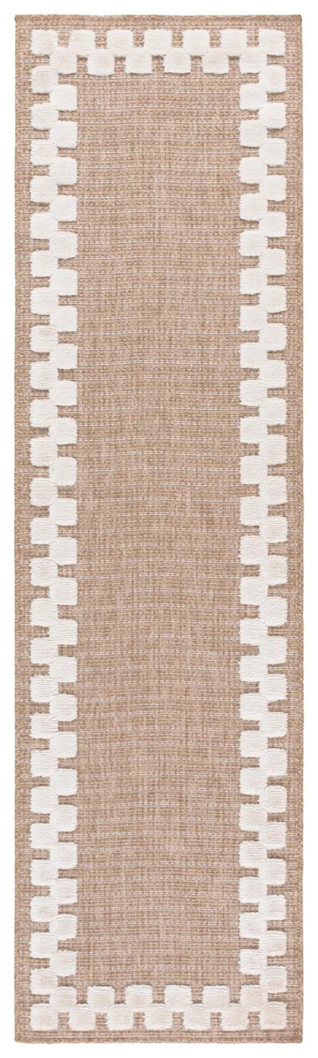 Safavieh Clayton 2'-2" x 8'-0" Rug in Natural / Ivory