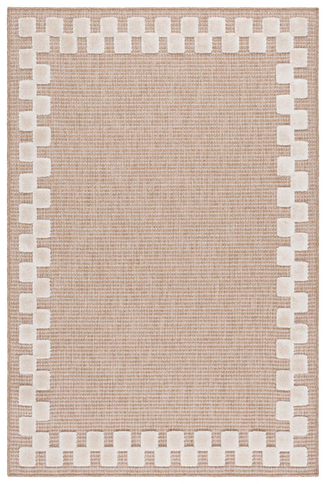Safavieh Clayton 4'-0" x 6'-0" Rug in Natural / Ivory
