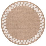 Safavieh Clayton 6'-7" x 6'-7" Rug in Natural / Ivory
