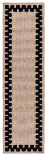 Safavieh Clayton 2'-2" x 8'-0" Rug in Natural / Black