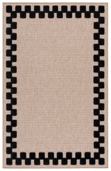 Safavieh Clayton 4'-0" x 6'-0" Rug in Natural / Black