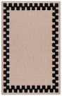 Safavieh Clayton 4'-0" x 6'-0" Rug in Natural / Black
