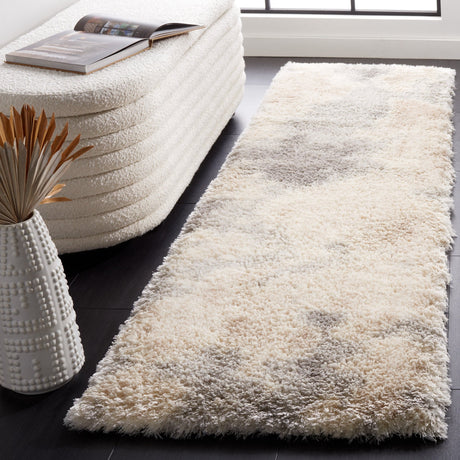 Safavieh Cloud Shag Cld109A Ivory/Grey Rug - Safavieh - cld109a - 7r