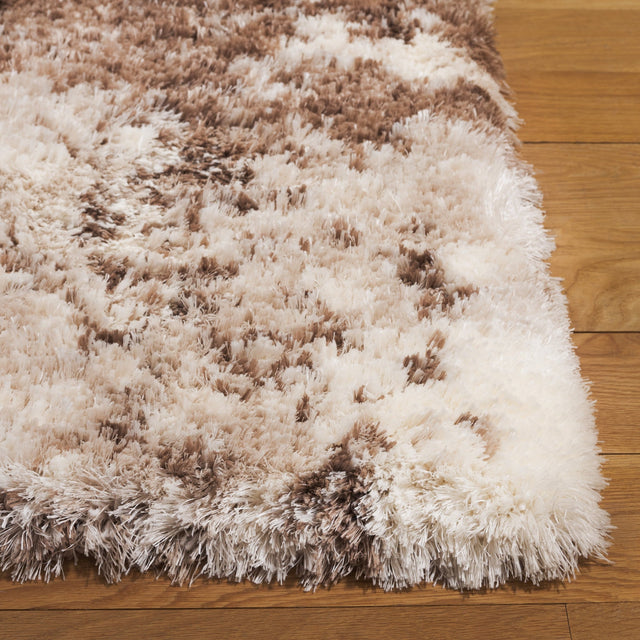 Safavieh Cloud Shag Cld114A Ivory/Brown Rug - Safavieh - cld114a - 28