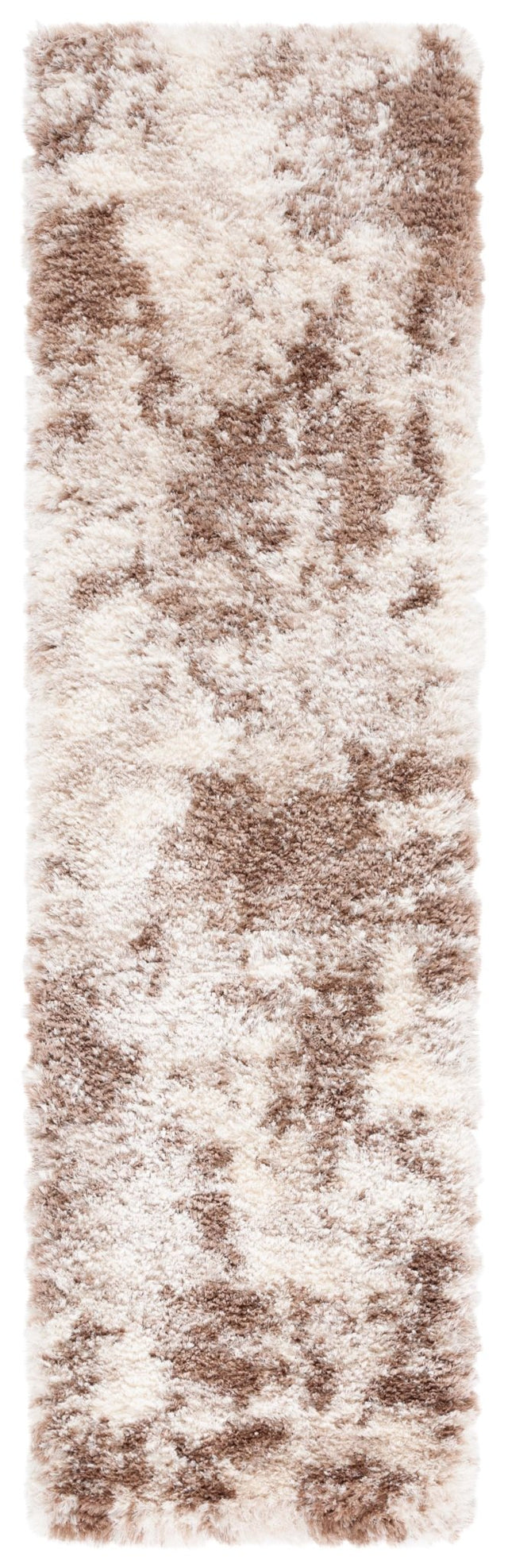 Safavieh Cloud Shag Cld114A Ivory/Brown Rug - Safavieh - cld114a - 28