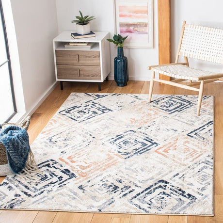 Safavieh Coppertone Cpn324A Ivory/Navy Rugs - Safavieh - cpn324a - 4