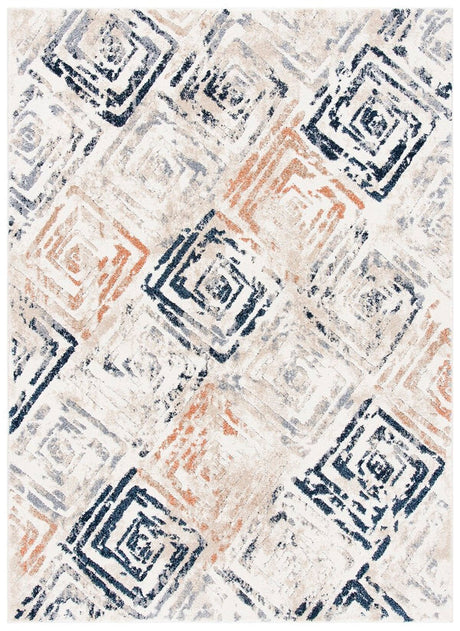 Safavieh Coppertone Cpn324A Ivory/Navy Rugs - Safavieh - cpn324a - 4