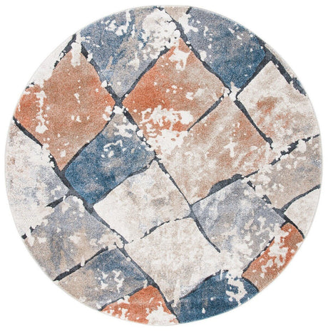 Safavieh Coppertone Cpn327A Ivory/Navy Rugs - Safavieh - cpn327a - 7r