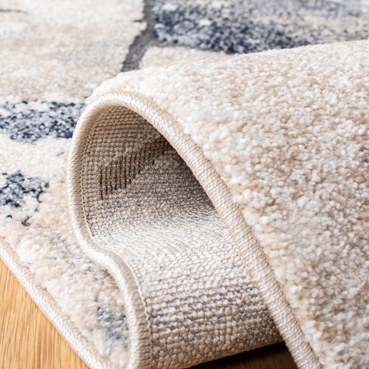 Safavieh Coppertone Cpn327A Ivory/Navy Rugs - Safavieh - cpn327a - 7r