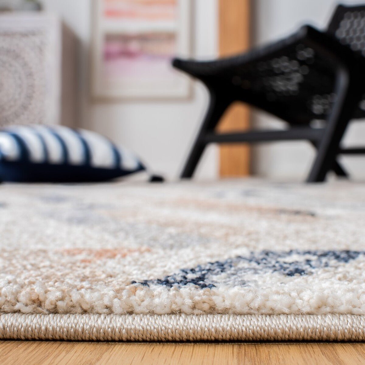 Safavieh Coppertone Cpn356A Ivory/Navy Rugs - Safavieh - cpn356a - 7r