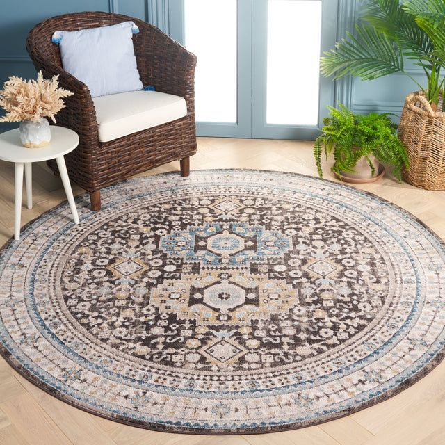 Safavieh Cornelia Crn211T Blue/Charcoal Rug - Safavieh - crn211t - 7r