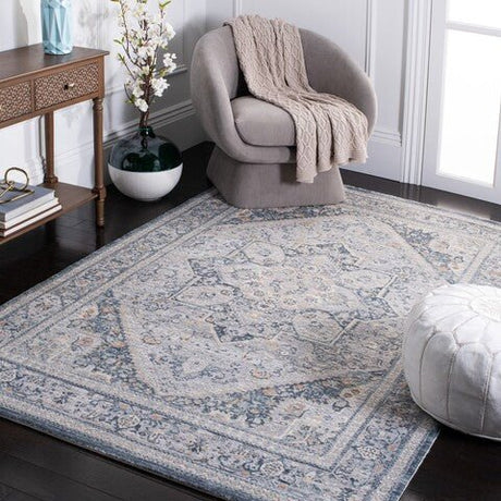 Safavieh Cosmopolitan Csmb689M Cream/Blue Rug - Safavieh - csmb689m - 3