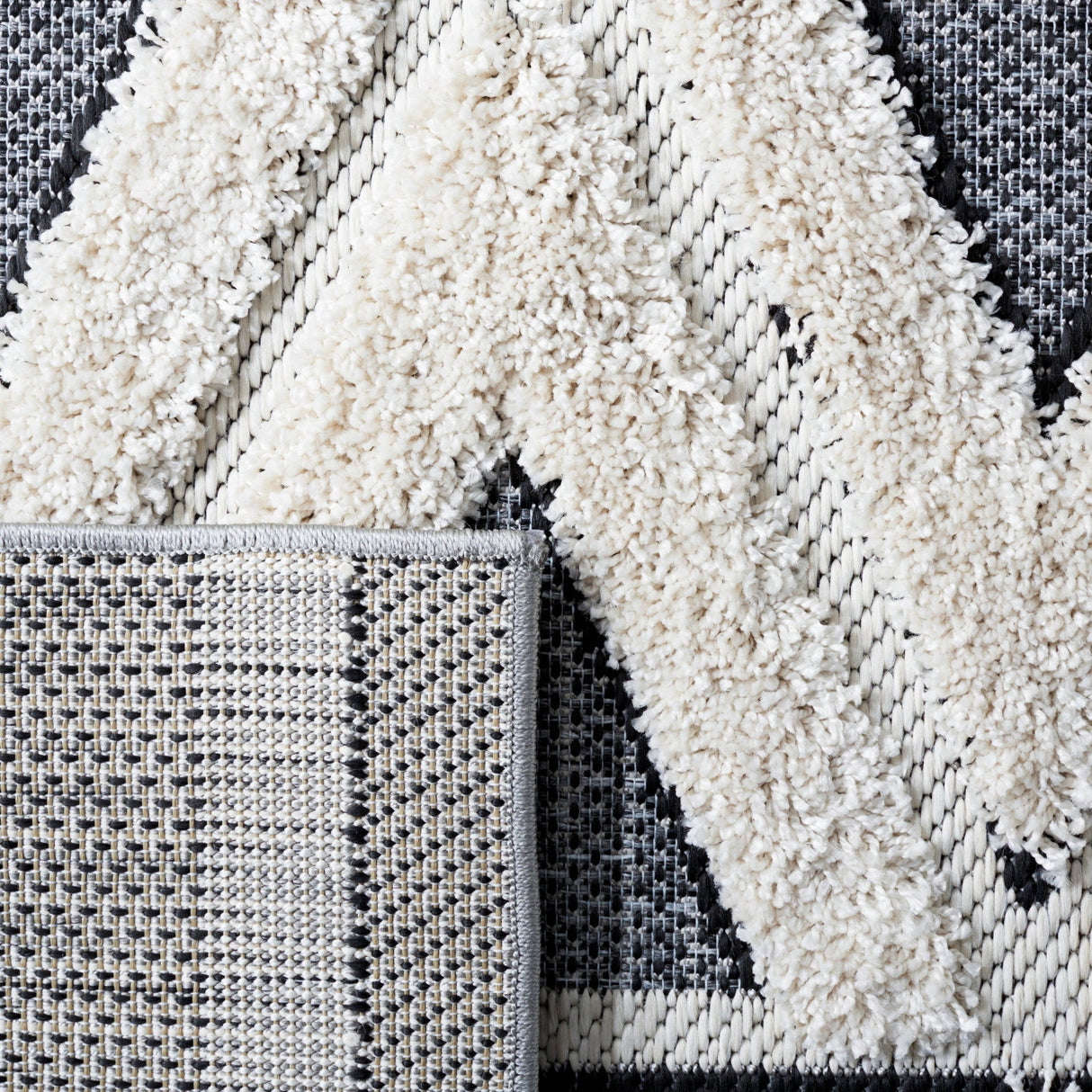 Safavieh Cottage Cot200A Ivory/Dark Grey Rug - Safavieh - cot200a - 7r