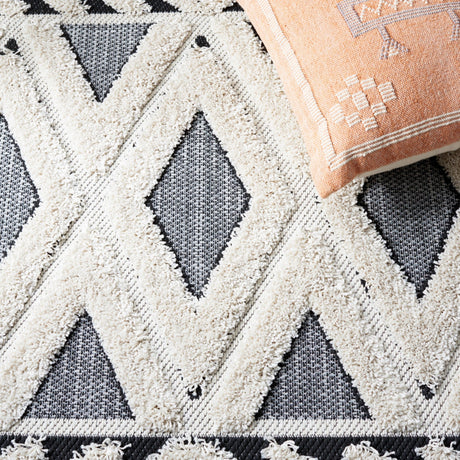 Safavieh Cottage Cot200A Ivory/Dark Grey Rug - Safavieh - cot200a - 7r