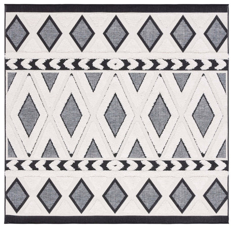Safavieh Cottage Cot200A Ivory/Dark Grey Rug - Safavieh - cot200a - 7sq