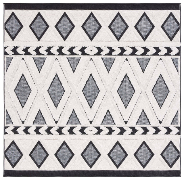 Safavieh Cottage Cot200A Ivory/Dark Grey Rug - Safavieh - cot200a - 7sq