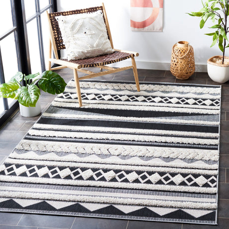 Safavieh Cottage Cot204A Ivory/Black Rug - Safavieh - cot204a - 4