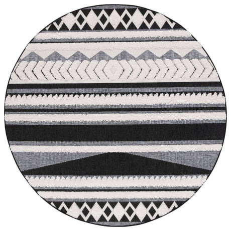 Safavieh Cottage Cot204A Ivory/Black Rug - Safavieh - cot204a - 7r