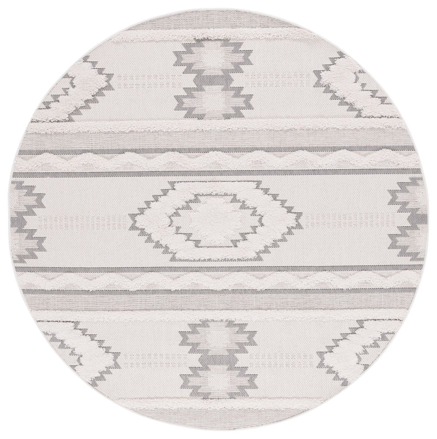 Safavieh Cottage Cot206A Ivory/Light Grey Rug - Safavieh - cot206a - 7r