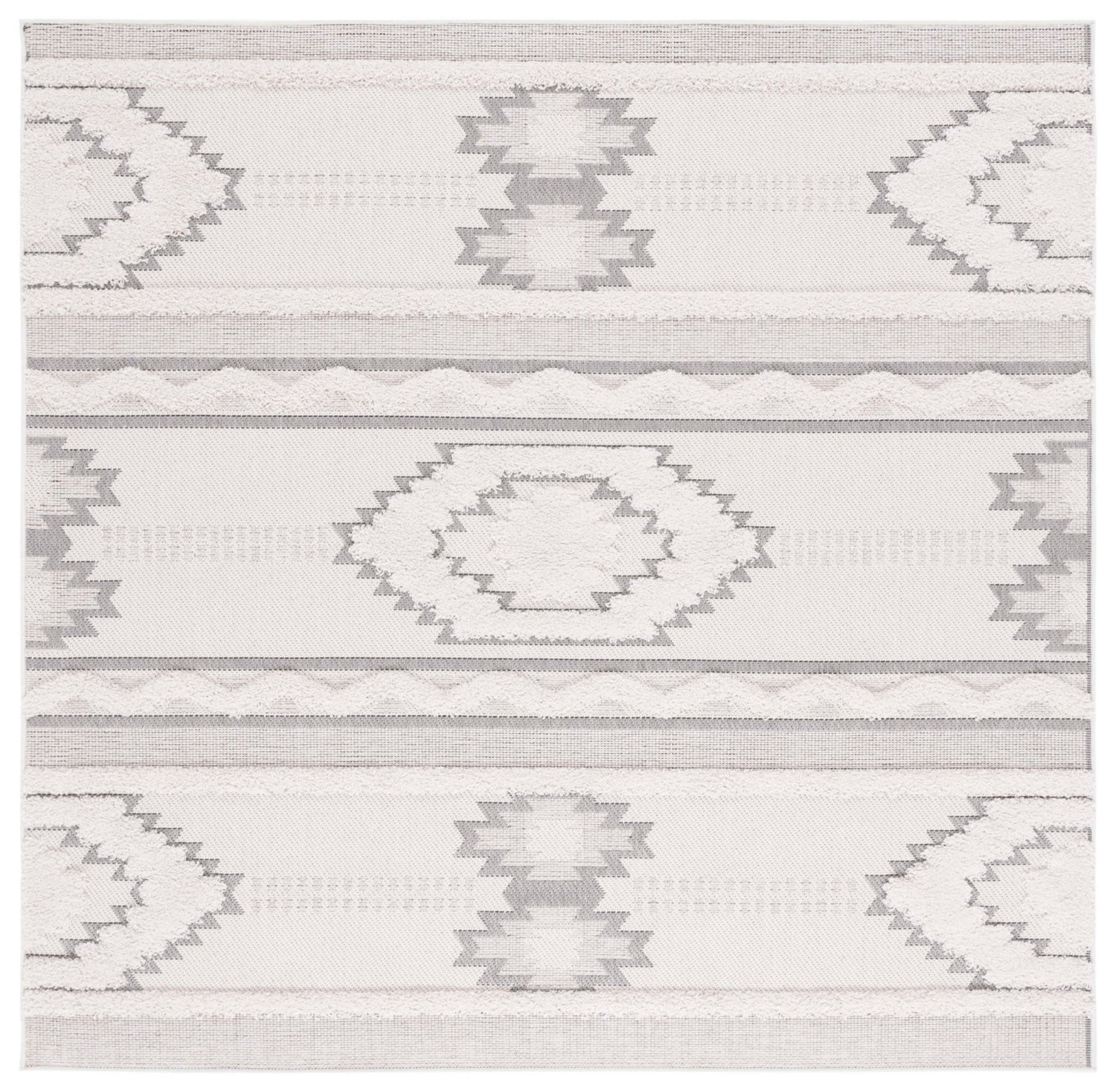 Safavieh Cottage Cot206A Ivory/Light Grey Rug - Safavieh - cot206a - 7sq