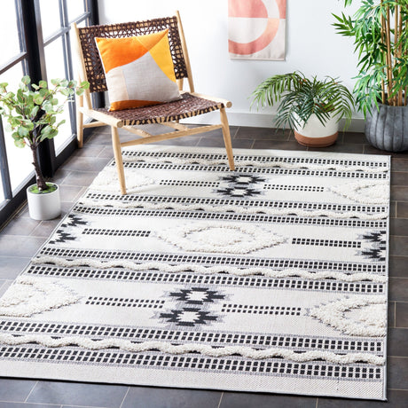 Safavieh Cottage Cot206B Ivory/Black Rug - Safavieh - cot206b - 4