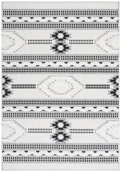Safavieh Cottage Cot206B Ivory/Black Rug - Safavieh - cot206b - 4