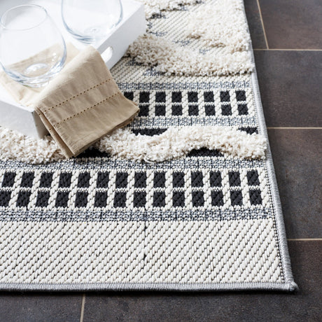 Safavieh Cottage Cot206B Ivory/Black Rug - Safavieh - cot206b - 7r