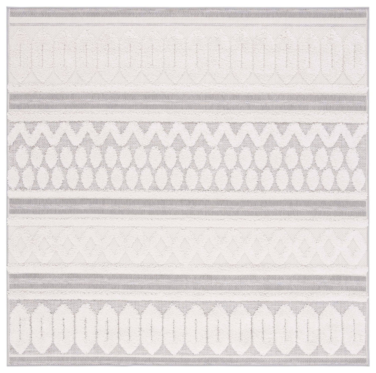Safavieh Cottage Cot208A Ivory/Grey Rug - Safavieh - cot208a - 7sq