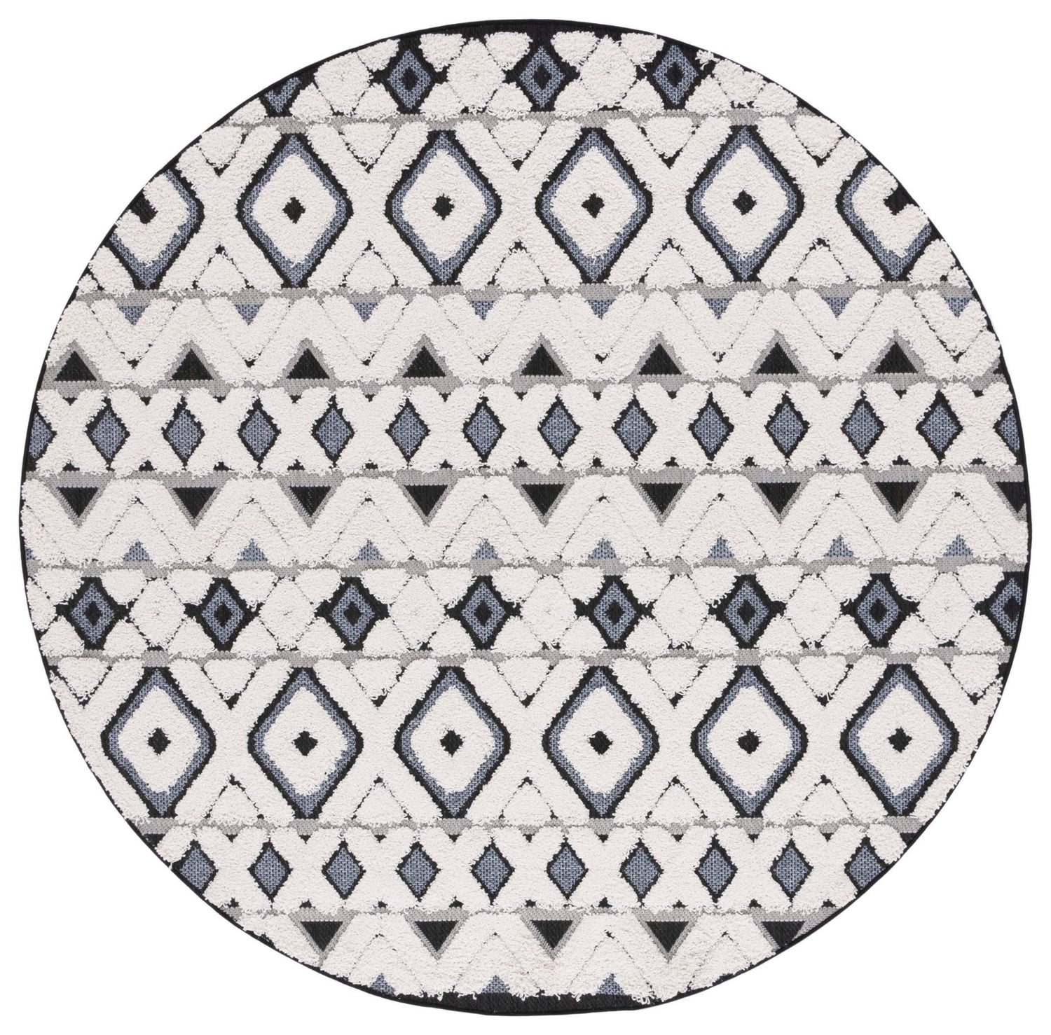 Safavieh Cottage Cot210A Ivory/Dark Grey Rug - Safavieh - cot210a - 7r