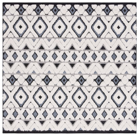 Safavieh Cottage Cot210A Ivory/Dark Grey Rug - Safavieh - cot210a - 7sq