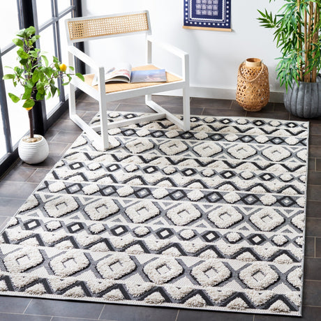 Safavieh Cottage Cot210B Ivory/Black Rug - Safavieh - cot210b - 4