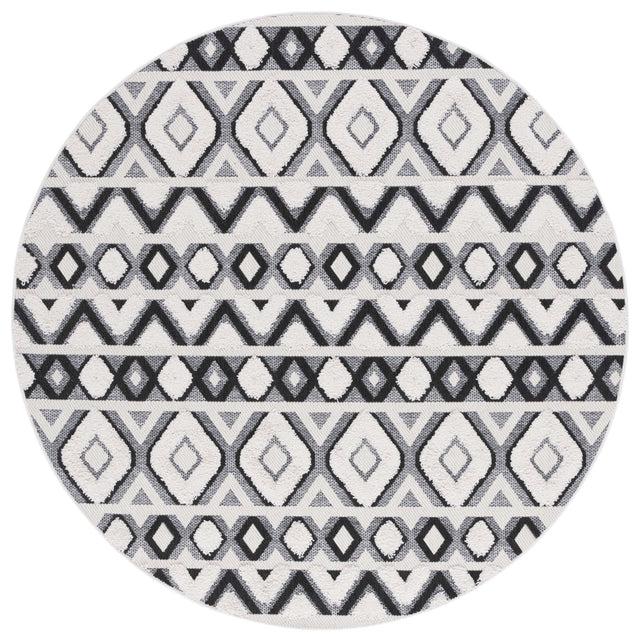 Safavieh Cottage Cot210B Ivory/Black Rug - Safavieh - cot210b - 7r